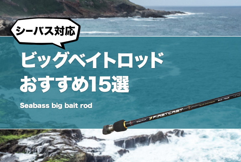 シーバス対応ビッグベイトロッドおすすめ15選！安いけど使える