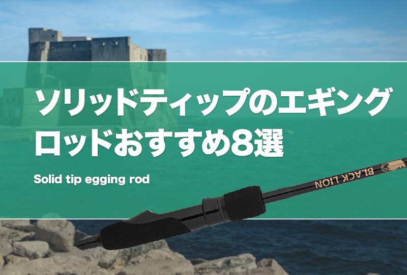 ソリッドティップのエギングロッドおすすめ8選！折れる