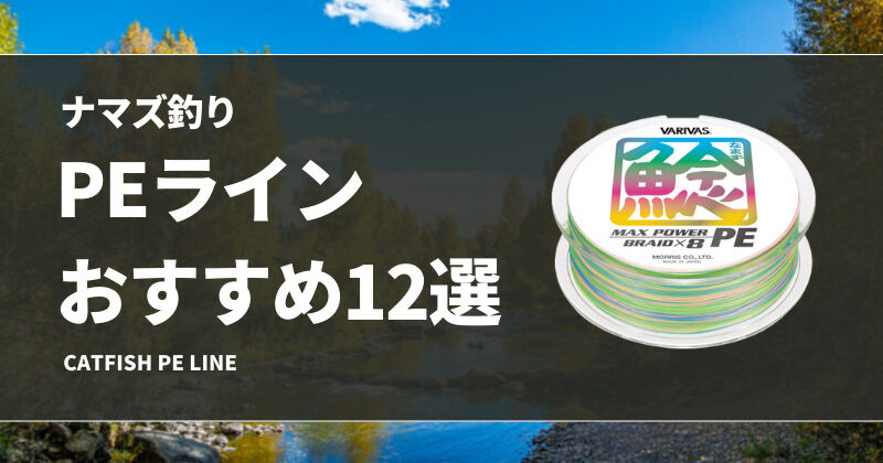 ナマズ釣り用PEラインおすすめ12選！糸の太さは何号が最適