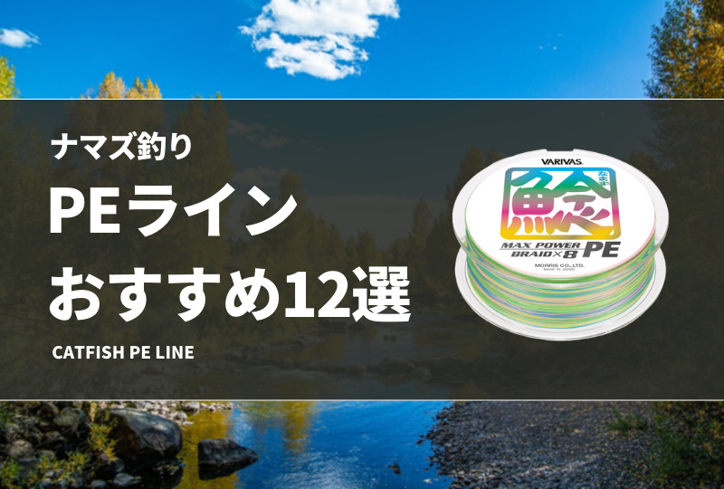 ナマズ釣り用PEラインおすすめ12選！糸の太さは何号が最適