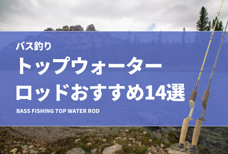 トップウォーターロッドおすすめ14選！安い専用バスロッドも