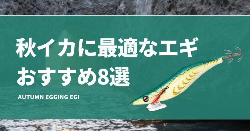 秋イカに最適なエギおすすめ8選！秋エギングで釣れるカラーや