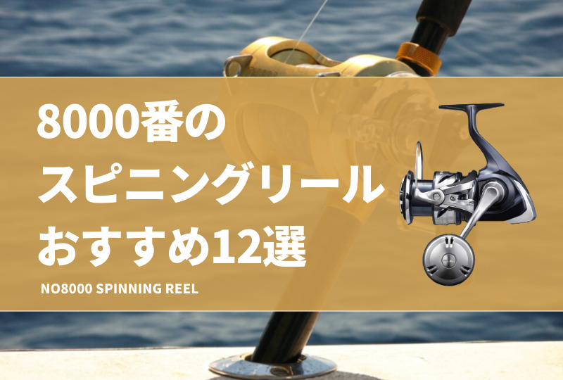 8000番のスピニングリールおすすめ12選！用途や対象魚を紹介