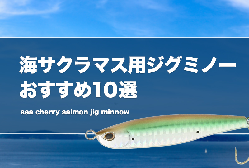 海サクラマス用ジグミノーおすすめ10選！色（カラー）や重さの