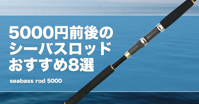 5000円前後のシーバスロッドおすすめ8選！入門や付き合い用に