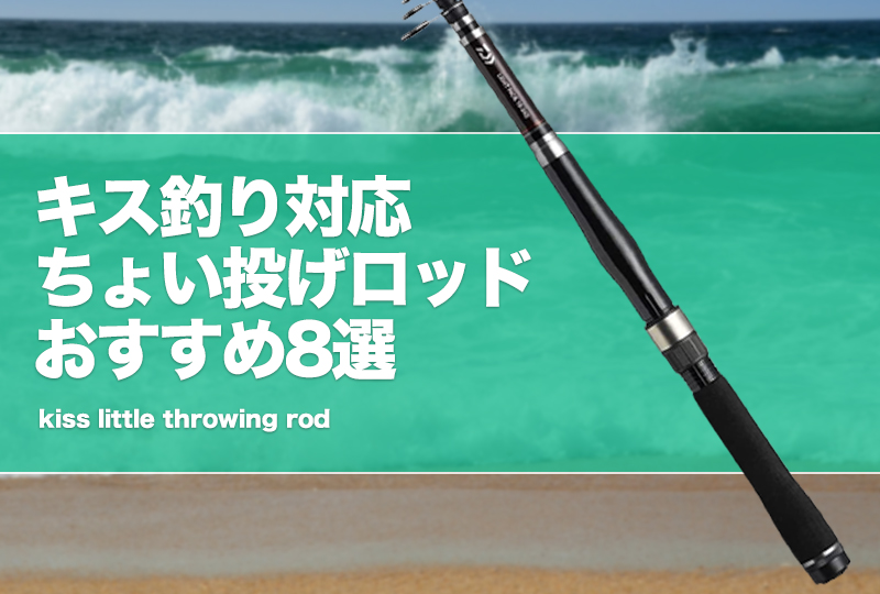 キス釣りちょい投げロッドおすすめ8選！アジングやエギング等のルアー 