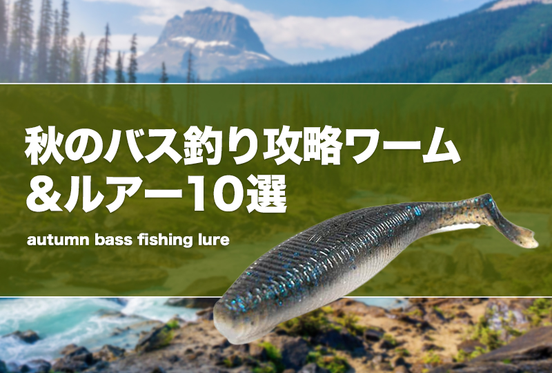 秋のバス釣り攻略ワーム＆ルアー10選！色や種類選び！ | タックルノート