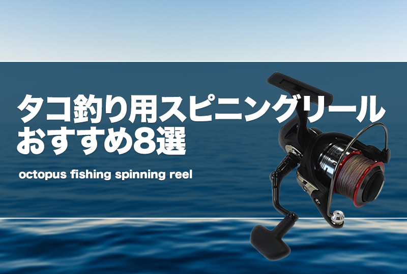 タコ釣り用スピニングリールおすすめ8選！人気オクトパッシング