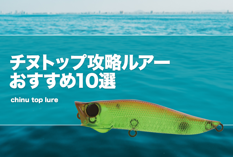 チヌトップ攻略ルアーおすすめ10選！カラーや種類を解説