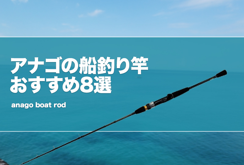 アナゴの船釣り竿おすすめ8選！調子や安いロッドも紹介
