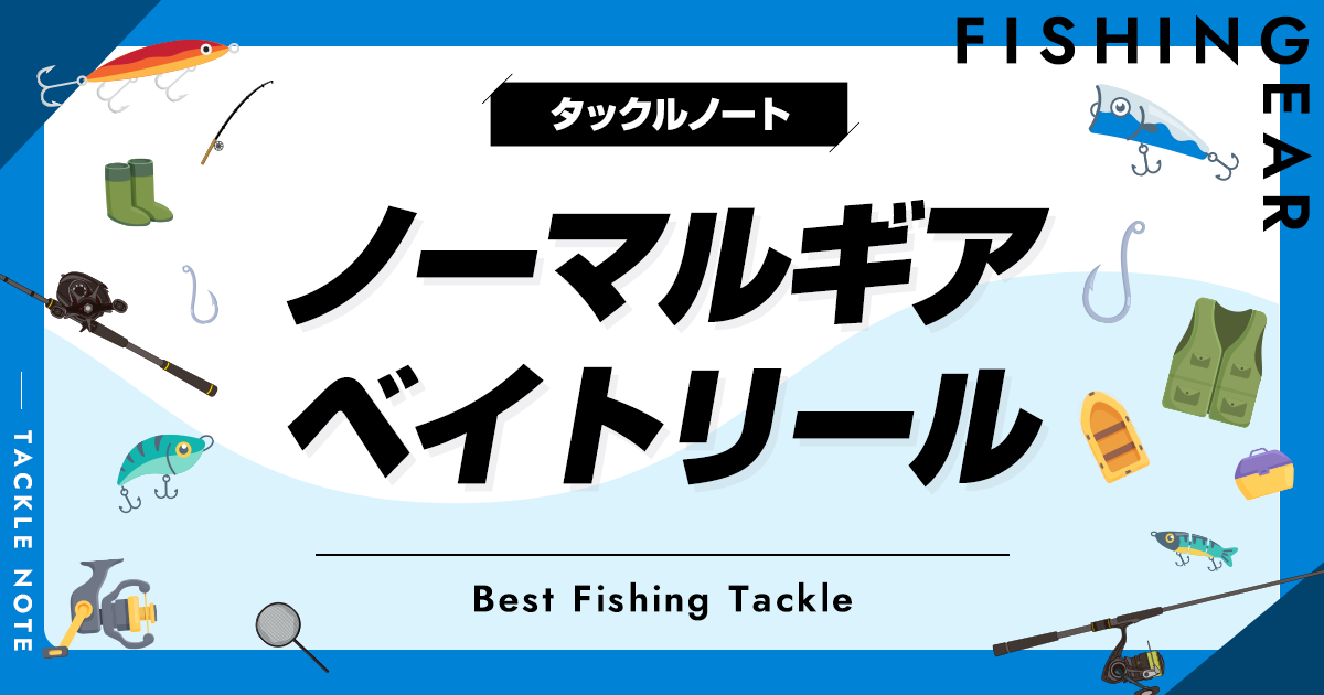 ノーマルギアのベイトリールおすすめ8選！特徴やメリットデメリットも